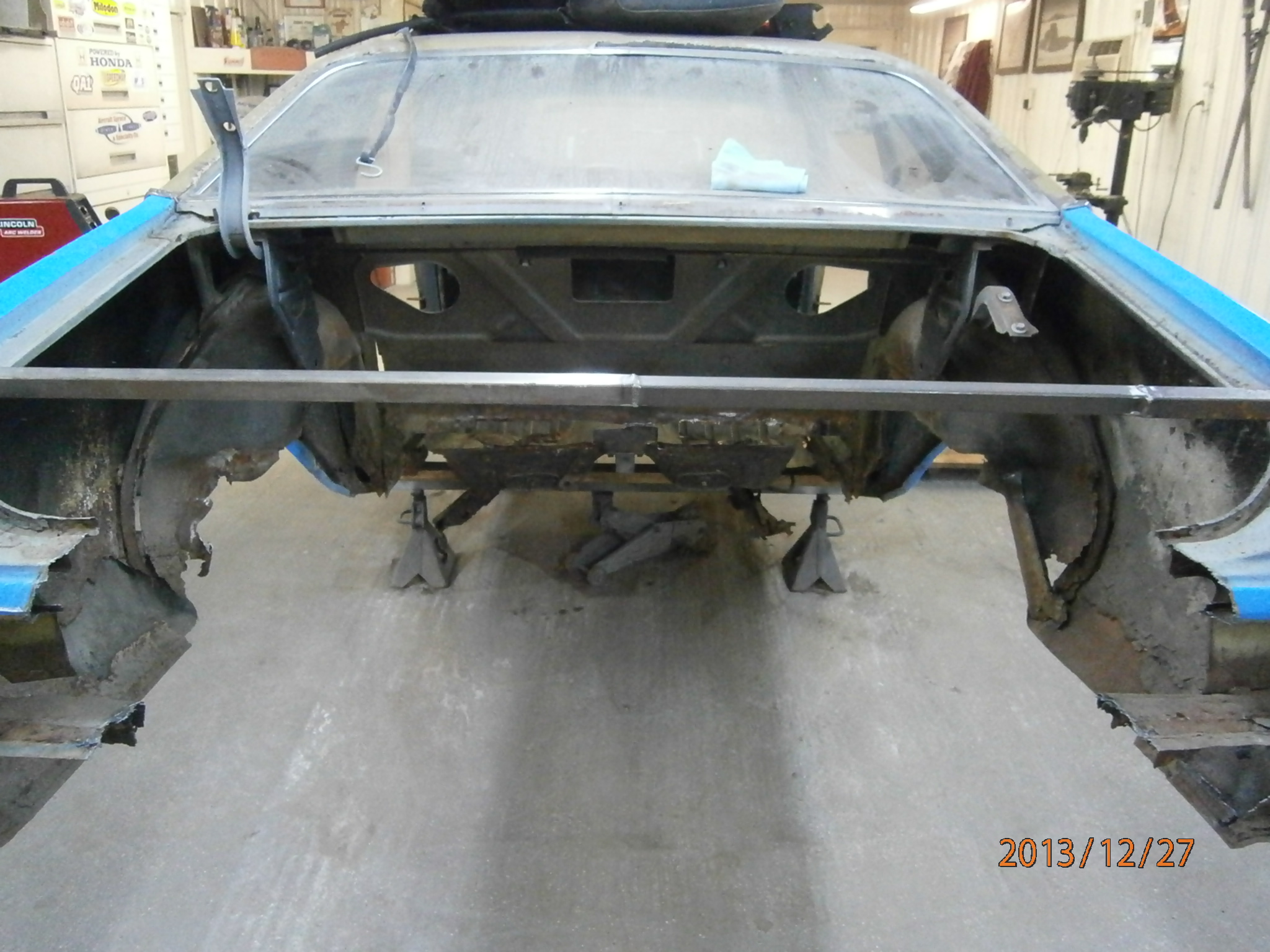 Trunk removed